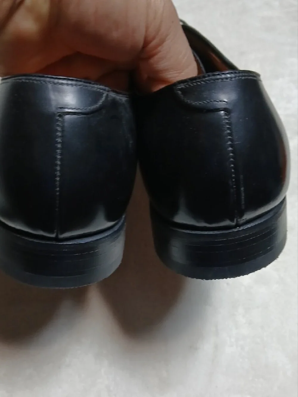 Johnston & Murphy Melton Black Cap-Toe Oxford Lace-Up Size 10.5